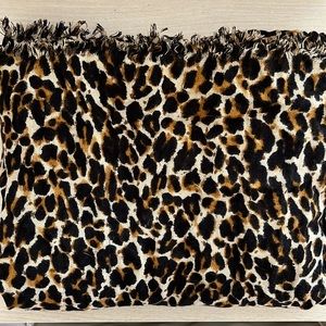 J. Crew cheetah print scarf